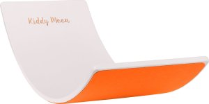 KiddyMoon KiddyMoon Deska balansująca BB-002 white/orange felt 83x29,5x1,7 Zabawka sportowa 1