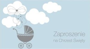 Pol-Mak Kartki zaproszenia Pol-Mak Z 49124 Chrzest 10szt. 1
