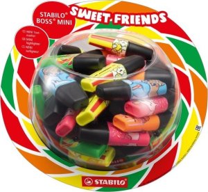 Stabilo STABILO BOSS MINI Sweet Friends display 50 szt. 07/50-08 1