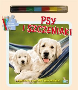 MD Creative Książeczka z puzzlami Psy i szczeniaki 1