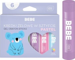 Interdruk Kredki żelowe w sztyfcie INTERDRUK BB Kids pastel 1