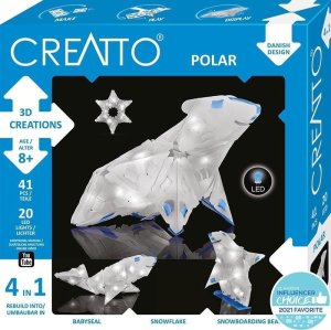 Piatnik Creatto Świecący Miś Polarny i Przyjaciele 1