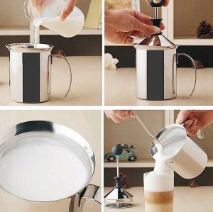 Zilner SPIENIACZ MLEKA ręczny UBIJAK Kubek Garnek 800ml 8