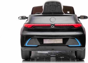 Mercedes Benz AMG EQA dla dzieci Czarny + Pilot + 5-punktowe pasy + EVA + Wyświetlacz MP3 + LED 3