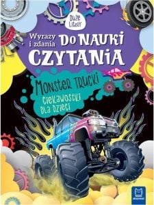 Wyrazy i zdania do nauki czytania. Monster trucki 1