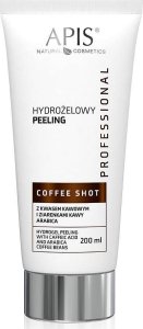 Apis Apis Coffee Shot hydrożelowy peeling z kwasem kawowym i ziarenkami kawy arabica 200ml 1