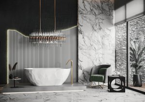 Wanna Miraggio Wanna wolnostojąca 165 x 76 cm SAPFIRE 5