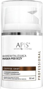 Apis Coffee Shot biorewitalizująca maska pod oczy z kwasem kawowym i olejem z nasion kawy 50ml 1