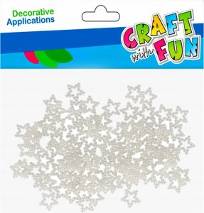 Craft with Fun OZDOBA DEK PERLOWA GWIAZDKI 20G PBH 24/288 1