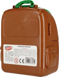 Figurka Mega Creative DINOZAUR AKC W PLECAKU 12X14X7 MC DISP 9/90/180 7