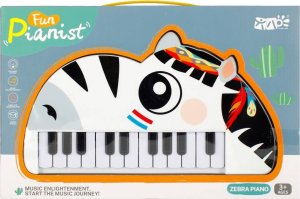 Mega Creative PIANINKO B/O ZEBRA 30X19X5 MC WB 36/72 1