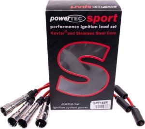 Powertec Przewody zapłonowe PowerTEC AUDI 80 VW GOLF JETTA PASSAT VENTO 84-99 Czerwone 3