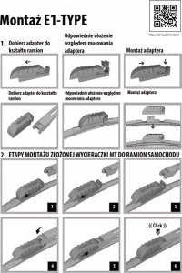Oximo Wycieraczka multitype 750 mm 11