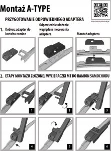 Oximo Wycieraczka multitype 750 mm 6