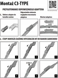 Oximo Wycieraczka multitype 750 mm 8