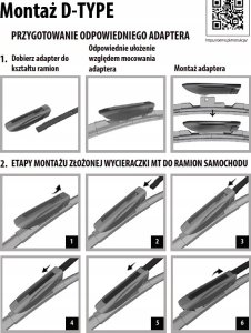 Oximo Wycieraczka multitype 750 mm 9