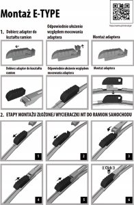 Oximo Wycieraczka multitype 750 mm 10