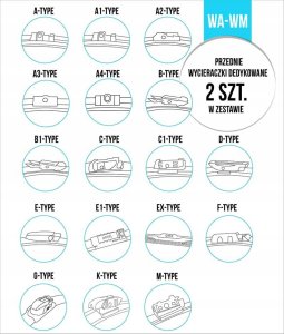 Oximo Wycieraczki dedykowane Volvo C30 S40 V60 S60 V60 XC60 V70 XC70 S80 4