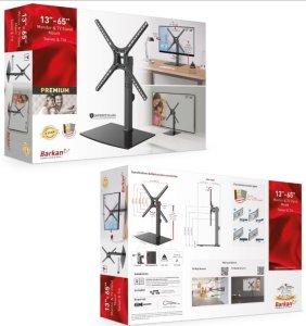 Barkan Stojak Podstawa pod Telewizor do 65 Obrotowa Stopka TV LED/LCD	 9