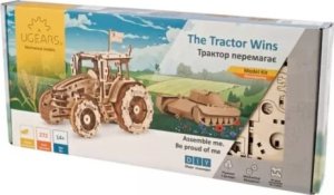 UGEARS TRAKTOR ZWYCIĘŻY MODELS DREWNIANE PUZZLE 3D 11