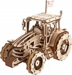 UGEARS TRAKTOR ZWYCIĘŻY MODELS DREWNIANE PUZZLE 3D 2
