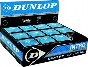 Dunlop Skvošo kamuoliukas Intro 12-box, 1mėlyn.taš 1