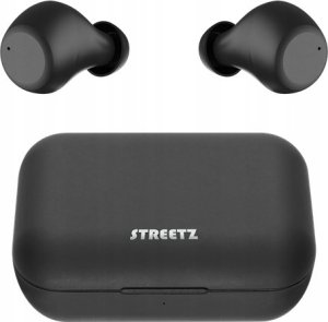 Słuchawki Streetz STREETZ True Belaidės Stereo į ausis įkišamos, dual ausinės, charge case, juodas 1