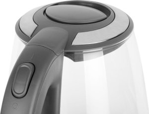 Czajnik ECG Elektrinis virdulys RK 2020 Pilkas Glass, 2 L, 360° base with power cord storage, Niebieskie backlight, 1850-2200 W 4
