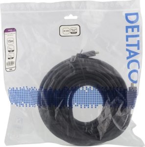 Kabel Deltaco HDMI - HDMI 15m czarny (HDMI-1080D) 2