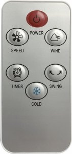 Klimator Nordic Home Culture Nordic Home Culture „NORDIC HOME“ bekvapis oro aušintuvas su žemu triukšmo lygiu, 110 W, oscilatas 5