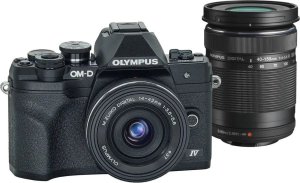 Aparat Olympus OM-D E-M10 Mark IV Czarny + 14-42mm f/3.5-5.6 + 40-150mm f/4-5.6 (V207134BE000) 7