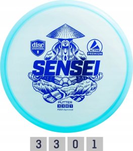 Discmania Blue Diskgolfo diskas Putter SENSEI Active Premium Mėlyna 1