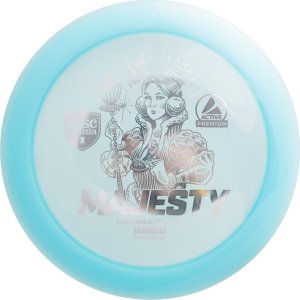 Discmania Blue Diskgolfo diskas Distance Driver MAJESTY Active Premium Niebieska 2