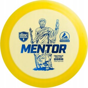 Discmania Diskgolfo dysk Distance Driver MENTOR Active Premium żółty 2