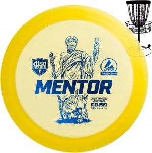 Discmania Diskgolfo dysk Distance Driver MENTOR Active Premium żółty 8