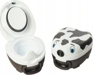 My Carry Potty Nocnik przenośny Krówka czarno-biały 2