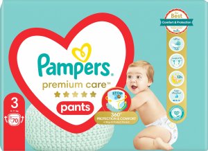 Pampers Pieluchomajtki Premium Care Pants 3, 6-11 kg, 140 szt. 5