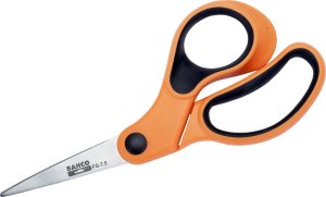 Bahco Bahco Gėlininko žirklutės visiems pagrindiniams darbams floristikoje. 7,5 cm ašmenys turi mini įpjovas. Nerūdijančio plieno ašmenys. Puikiai kerpa gėles, kartoną, netgi minkštą vielutę. Bendras ilgis 200 mm. 2