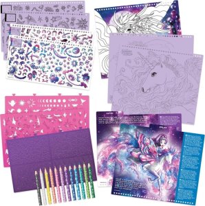 Nebulous Stars Szkicownik z kredkami i naklejkami Konie Firiaz&Daliaz 2