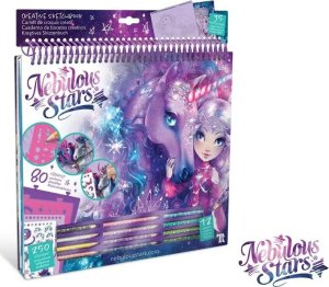 Nebulous Stars Szkicownik z kredkami i naklejkami Konie Firiaz&Daliaz 3