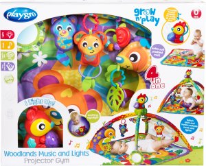 Playgro PLAYGRO žaidimų kilimėlis su muzika ir garsais Woodlands, 0186993 1