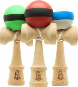 Kendama zabawka drewniana/czerwona 2
