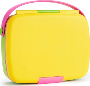 Munchkin Munchkin priešpiečių dėžutė su skyriais Bento Box, geltona 5