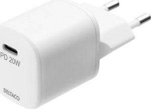 Kabel zasilający Deltaco USB sieninis įkroviklis, USB-C, PD 20 W, 1 m C - „Lightning“ USBC-AC141 3