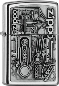 Zippo Zapalniczka Zippo Motor Parts Emblem 3D 1