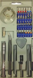 Tivoly Mob.telefonų, planšečių remonto įrankių komplektas. 32vnt., TIVOLY Prancūzija 2