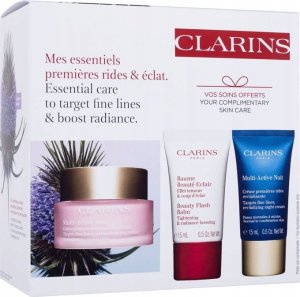 Clarins CLARINS SET (MULTI-ACTIVE DAY CREAM 50ML + MULTI-ACTIVE NIGHT CREAM NORMAL COM SKIN 15ML + BEAUTY FLASH BALM  15ML) 1