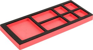 Bahco Tuščias porolonas vežimėlių stalčiams. Fit&Go 1/3. 7 skyreliai 2