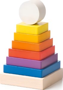 Cubika Piramida drewniana 5