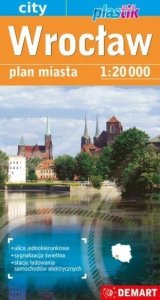 Demart Wrocław - plan miasta plastik 1:20 000 1